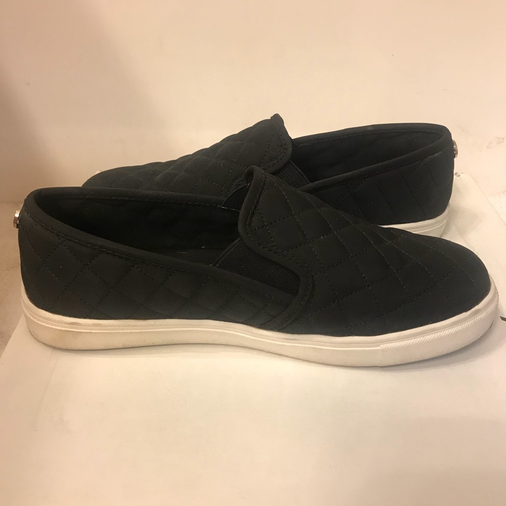 Black Mossimo Quilted slip on sneakers / loafers